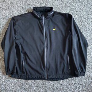Masters Men's Size XXL Tech Black Full-Zip Jacket Casual Golf Outerwear